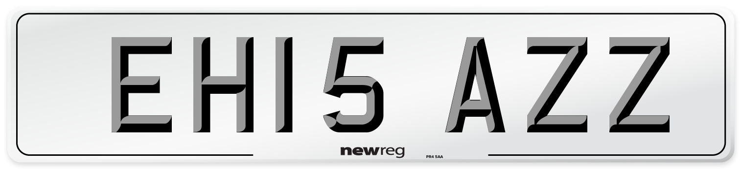 EH15 AZZ Number Plate from New Reg